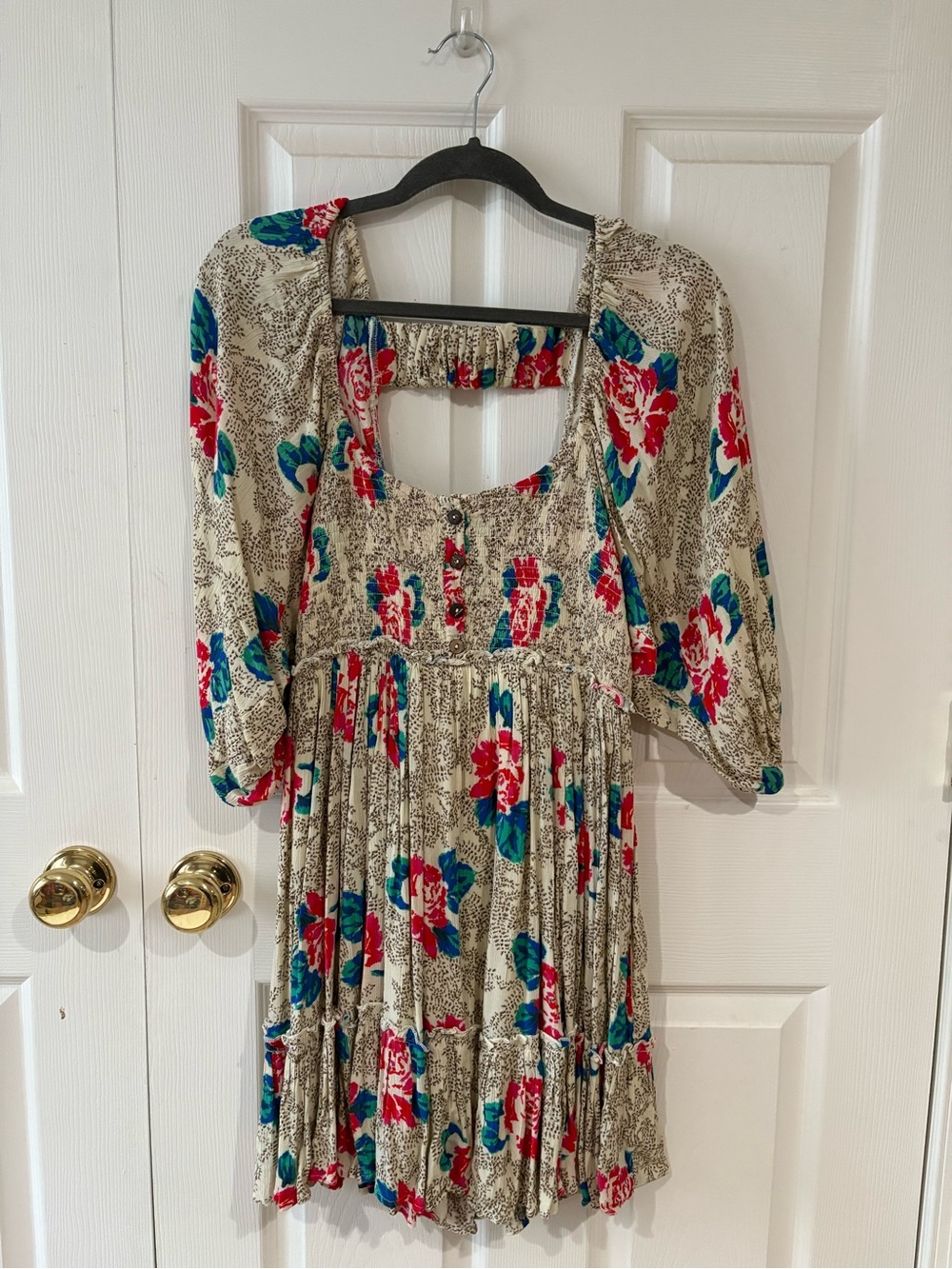 Free People Endless Summer Picnic Smocked Dress